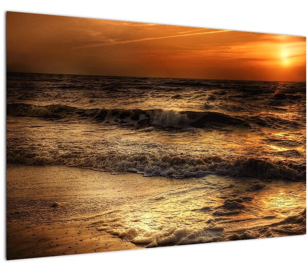 Slika - Valovi uz obalu (90x60 cm)