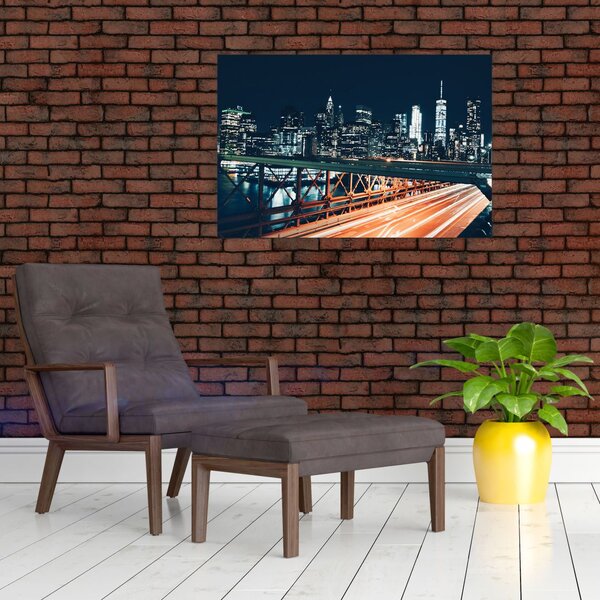 Slika noćnog grada (90x60 cm)
