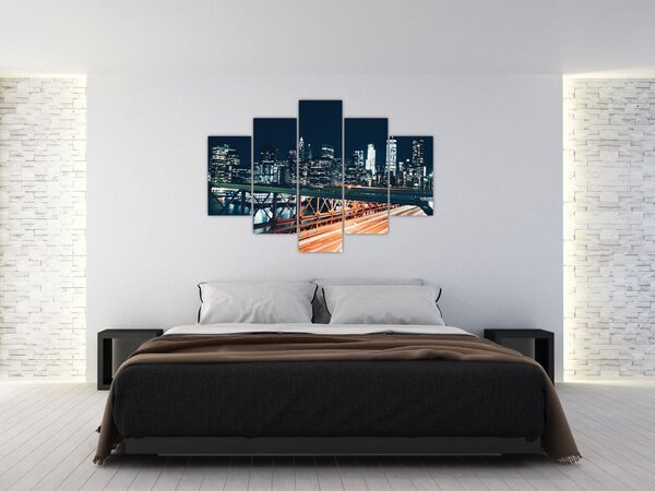 Slika noćnog grada (150x105 cm)