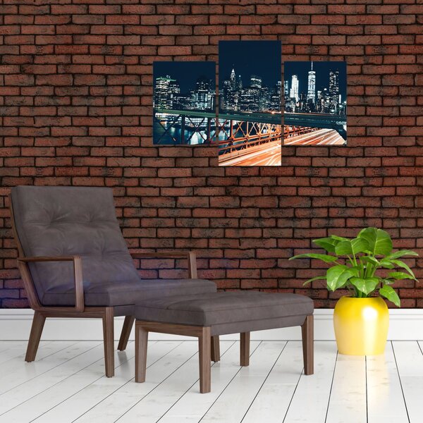 Slika noćnog grada (90x60 cm)