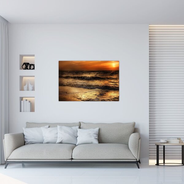Slika - Valovi uz obalu (90x60 cm)