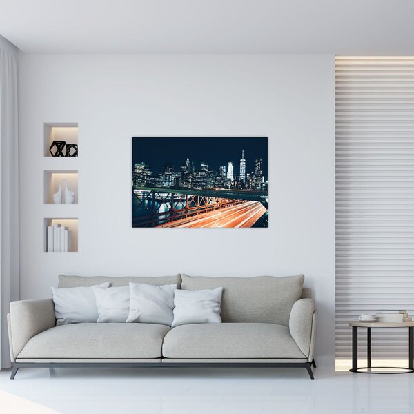Slika noćnog grada (90x60 cm)