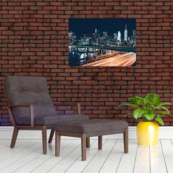 Slika noćnog grada (70x50 cm)