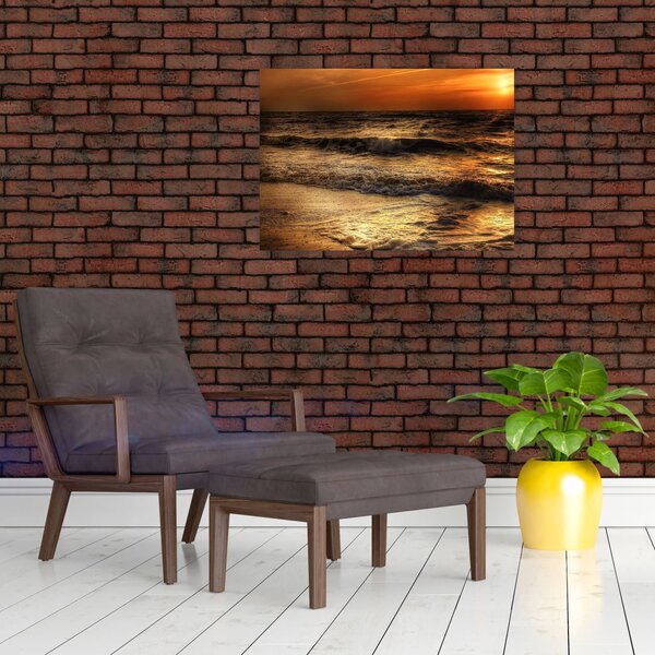 Slika - Valovi uz obalu (70x50 cm)