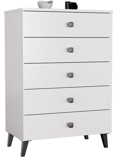 Komoda Menudas (bijela + crna)