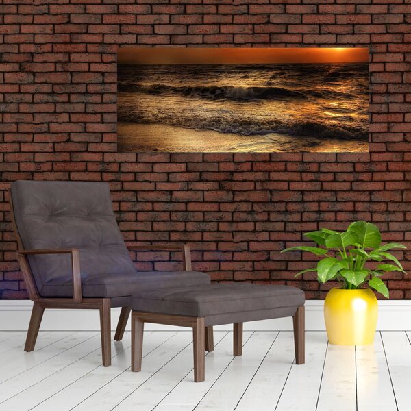 Slika - Valovi uz obalu (120x50 cm)