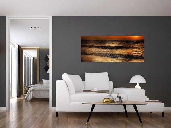Slika - Valovi uz obalu (120x50 cm)