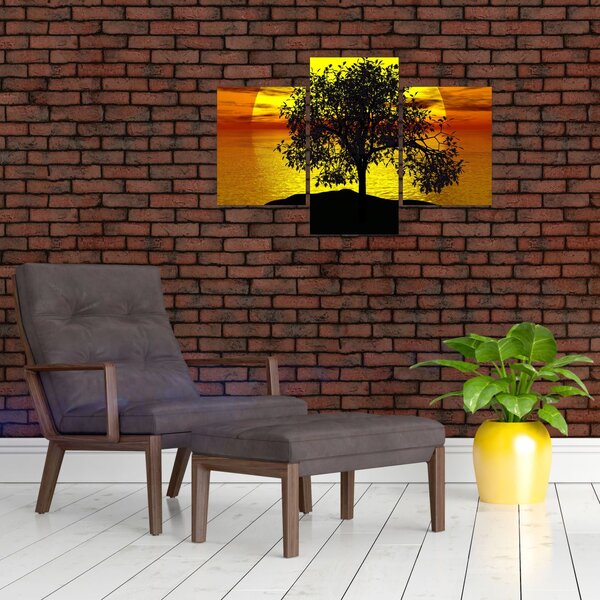 Slika siluete stabla (90x60 cm)