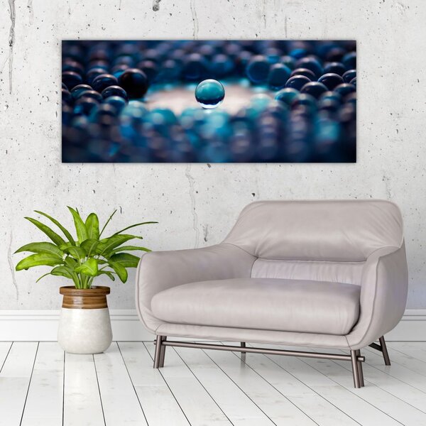 Slika - Plave kuglice (120x50 cm)