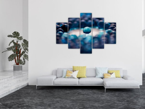 Slika - Plave kuglice (150x105 cm)