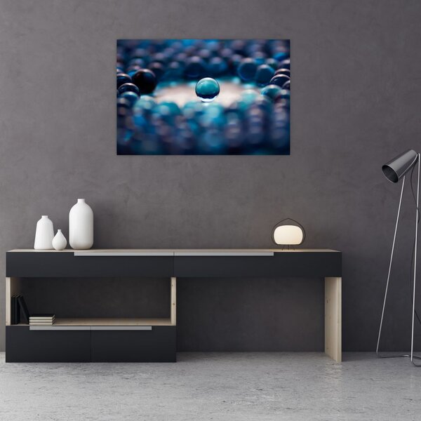 Slika - Plave kuglice (90x60 cm)