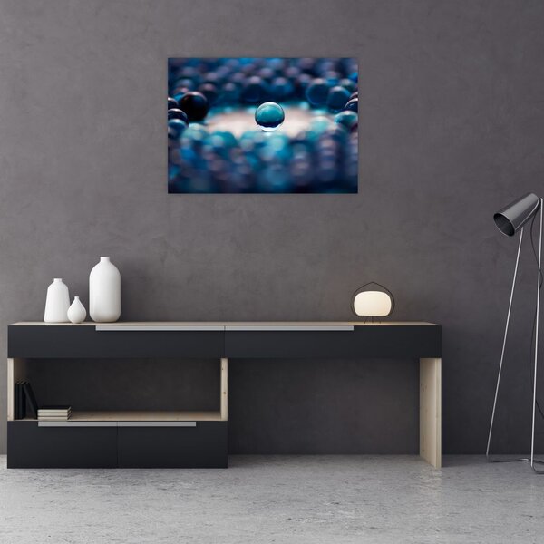 Slika - Plave kuglice (70x50 cm)