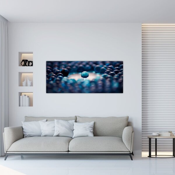 Slika - Plave kuglice (120x50 cm)