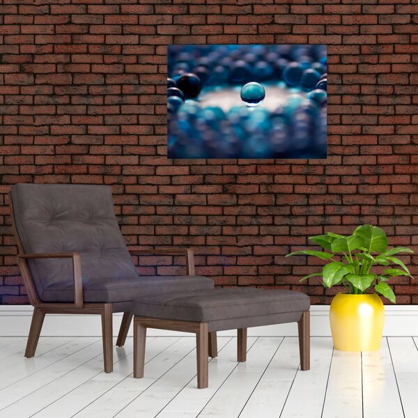 Slika - Plave kuglice (70x50 cm)