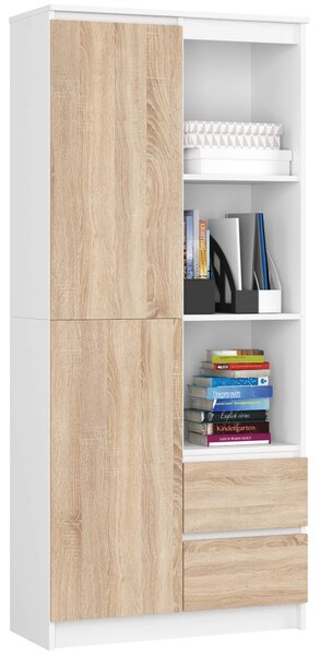 Zondo.hr Regal Resolverse (bijela + hrast sonoma). Akcija -19%. 1117301
