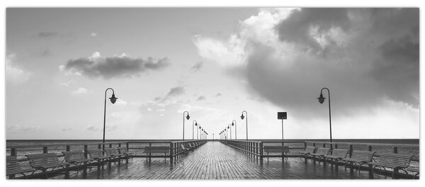 Slika - Šetalište uz obalu (120x50 cm)
