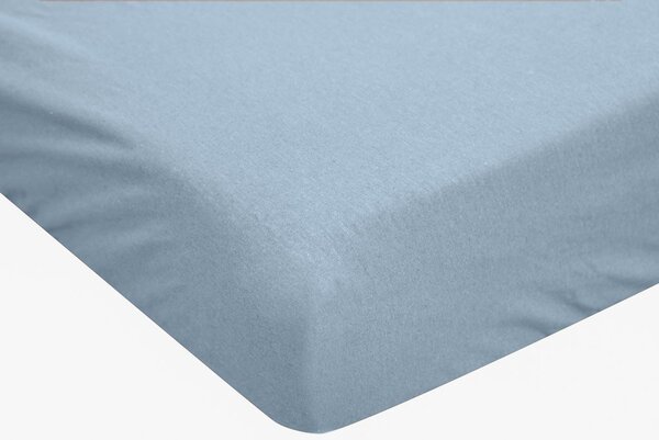 Jersey plahta ALVORA 180x200 cm svijetloplava