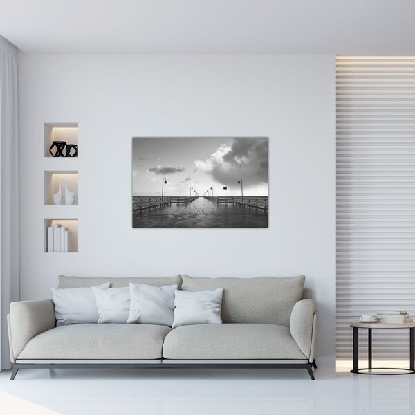Slika - Šetalište uz obalu (90x60 cm)