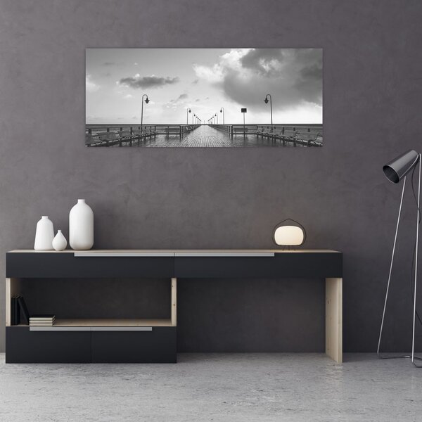 Slika - Šetalište uz obalu (120x50 cm)