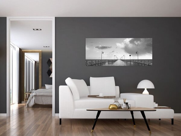 Slika - Šetalište uz obalu (120x50 cm)