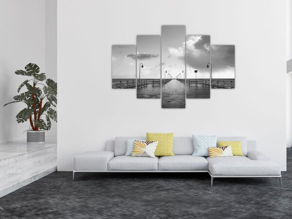 Slika - Šetalište uz obalu (150x105 cm)