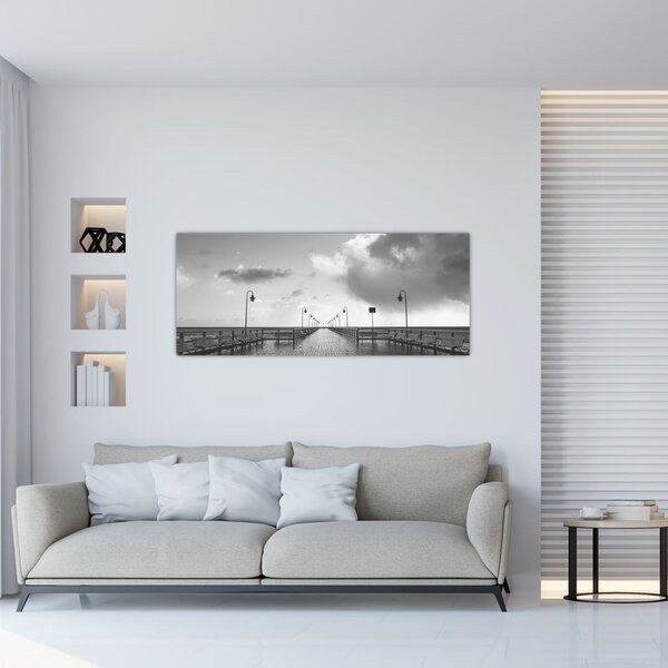 Slika - Šetalište uz obalu (120x50 cm)
