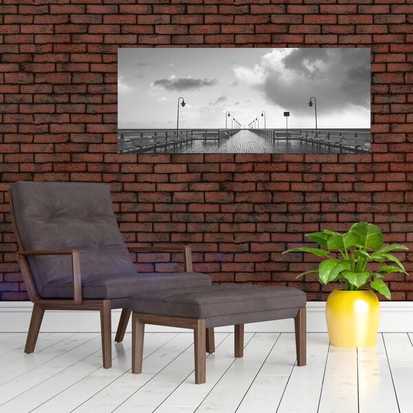 Slika - Šetalište uz obalu (120x50 cm)