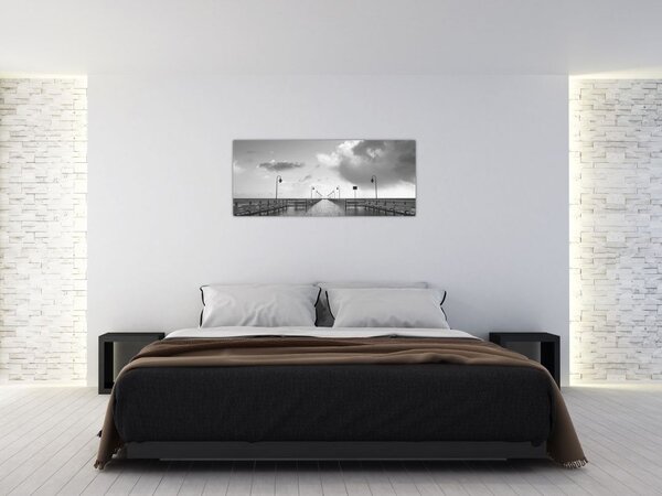 Slika - Šetalište uz obalu (120x50 cm)