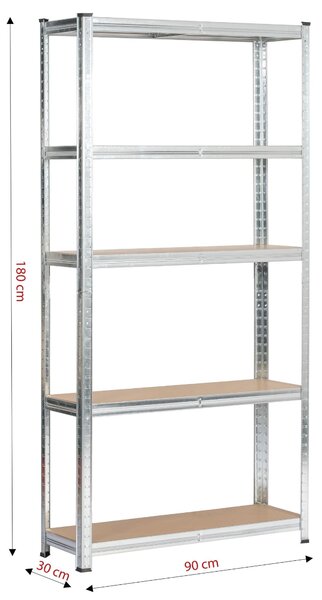 Zondo.hr Regal Revisten (srebrna). Akcija -20%. 1117323