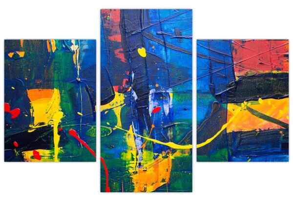 Slika - Apstrakcija (90x60 cm)