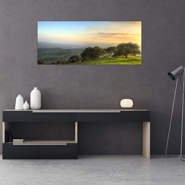 Slika - Pogled s brda (120x50 cm)