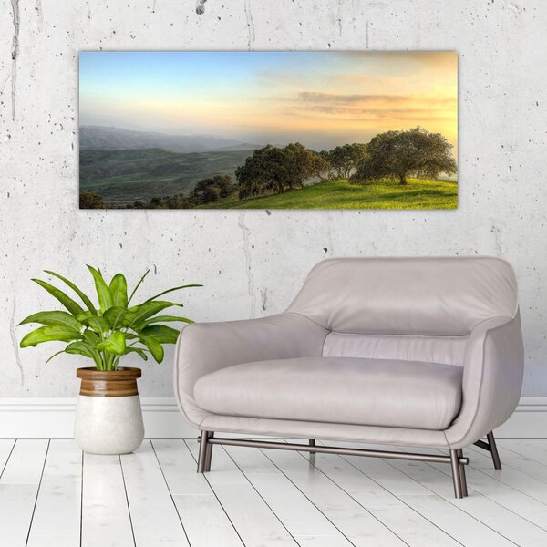 Slika - Pogled s brda (120x50 cm)