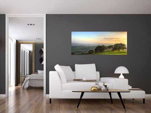 Slika - Pogled s brda (120x50 cm)