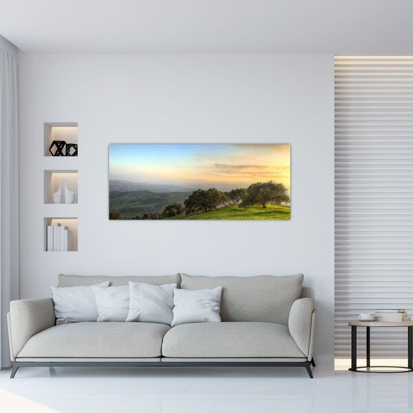 Slika - Pogled s brda (120x50 cm)