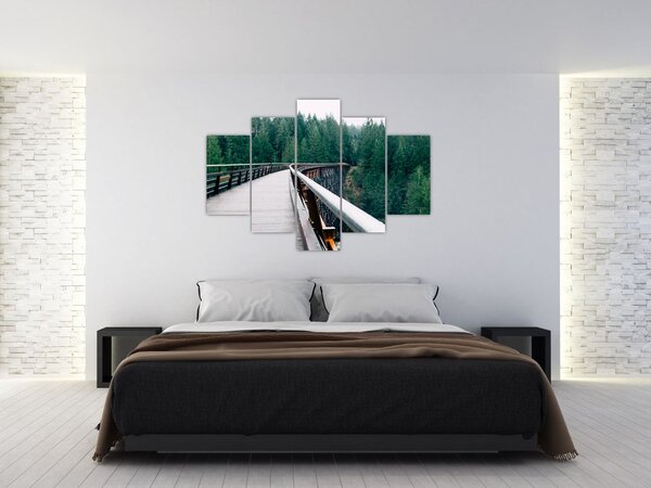 Slika - Most do vrhova drveća (150x105 cm)