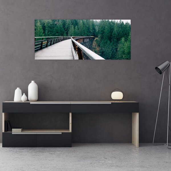 Slika - Most do vrhova drveća (120x50 cm)