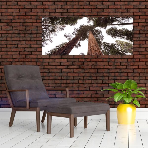 Slika - Pogled kroz krošnje stabala (120x50 cm)