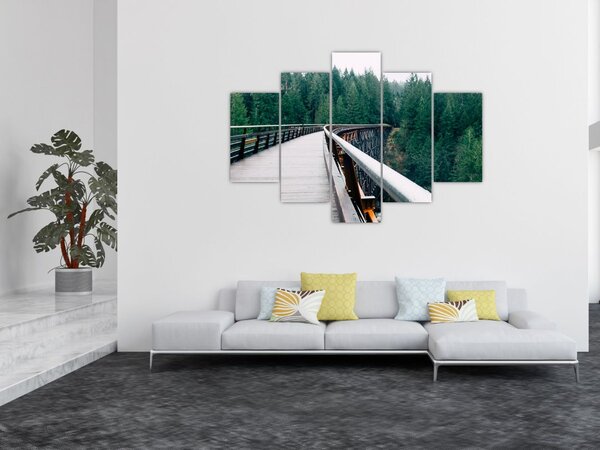 Slika - Most do vrhova drveća (150x105 cm)