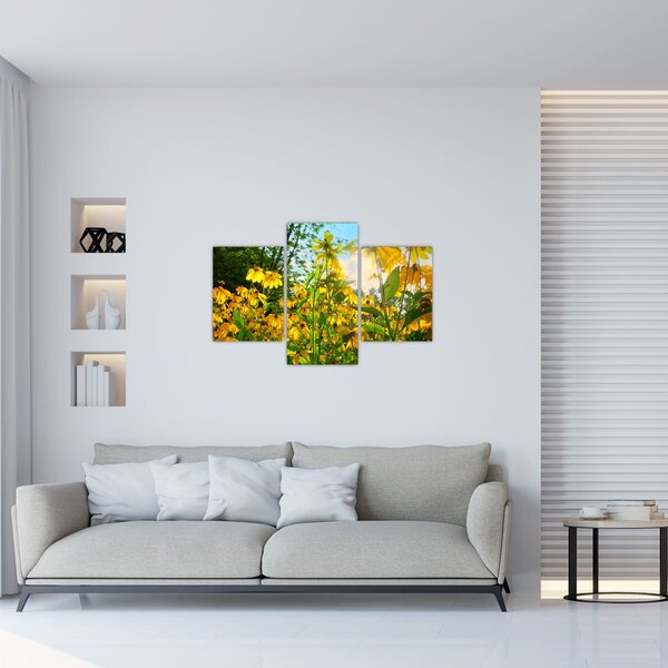 Slika žutog cvijeća (90x60 cm)
