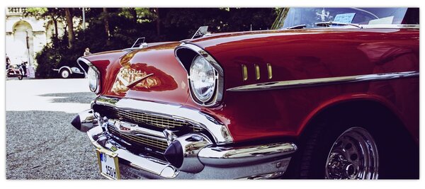 Slika starog automobila (120x50 cm)
