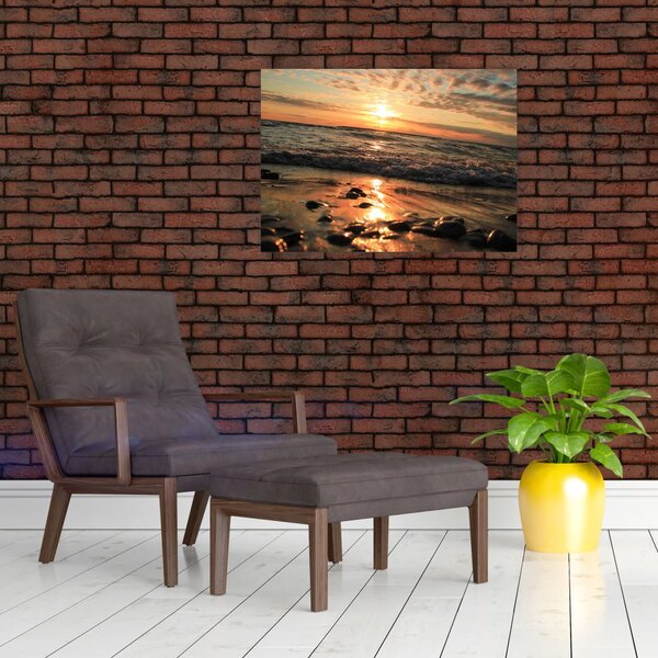 Slika - Zalazak sunca na oceanu (70x50 cm)
