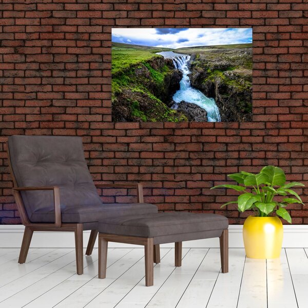 Slika slapa između stijena (90x60 cm)