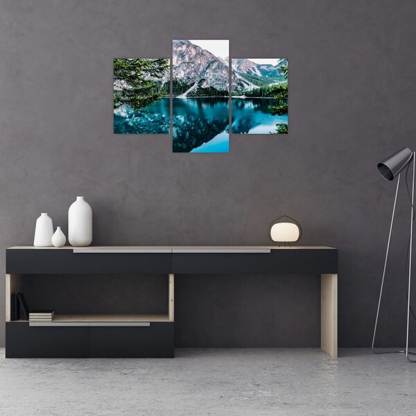 Slika jezera u Alpama (90x60 cm)