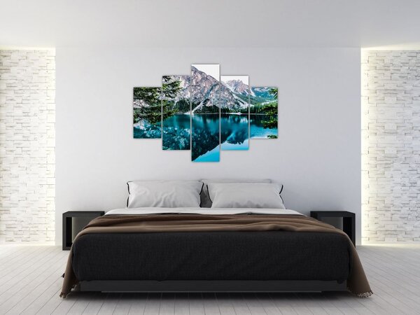 Slika jezera u Alpama (150x105 cm)