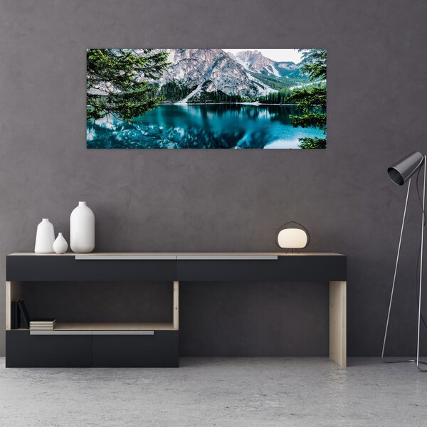 Slika jezera u Alpama (120x50 cm)