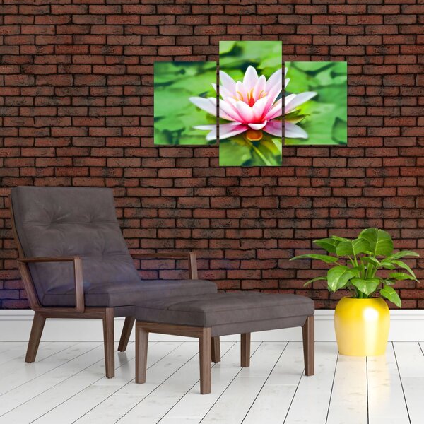 Slika lokvanja na vodenoj površini (90x60 cm)