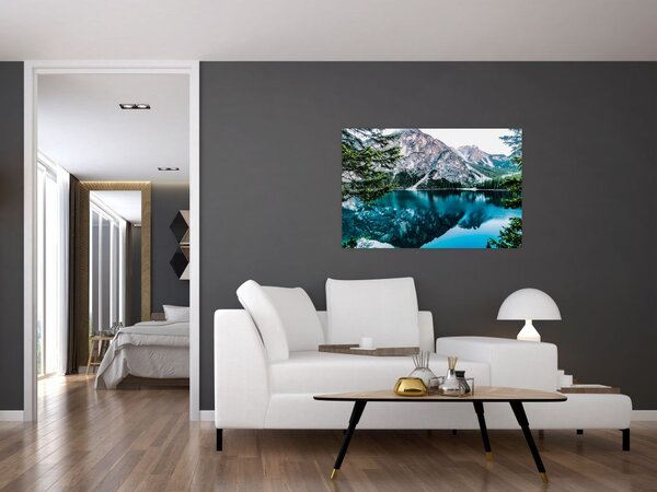 Slika jezera u Alpama (90x60 cm)