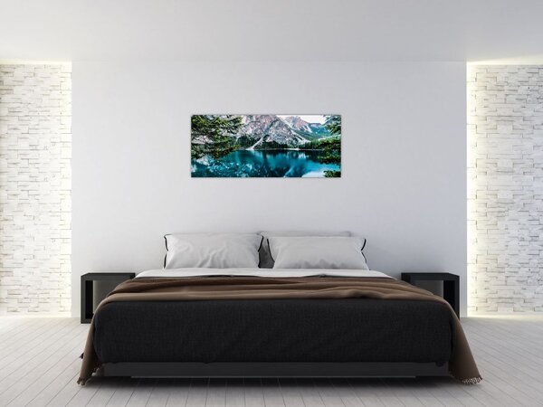 Slika jezera u Alpama (120x50 cm)