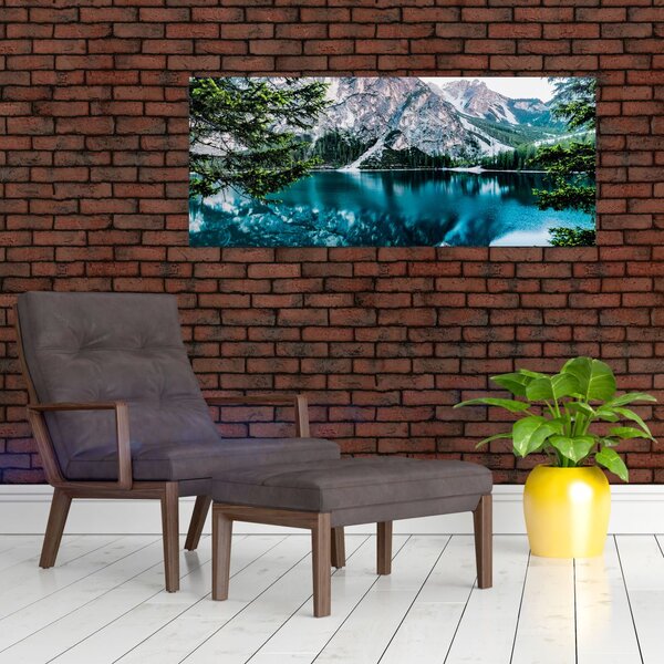 Slika jezera u Alpama (120x50 cm)