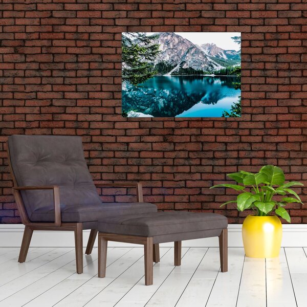 Slika jezera u Alpama (70x50 cm)
